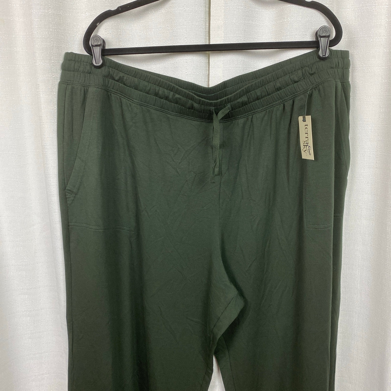 Terra&Sky Green Wide Leg Pull On Pants Sz.3x Nwt — image 4 of 8